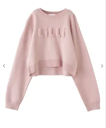 LILLIAN CARAT LILLI 로고 자카드 니트