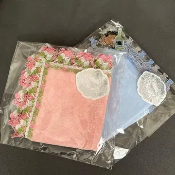 미사용 새상품 긴자와 레이스 손수건 술이 마시고 싶다 꽃보다 경단