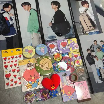 [ BTS ] [ BT21 ] 클리어 파일 굿즈 묶음 판매 TATA 외