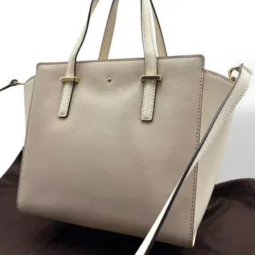 케이트 스페이드 숄더백 핸드백 2way 가죽 베이지 계열