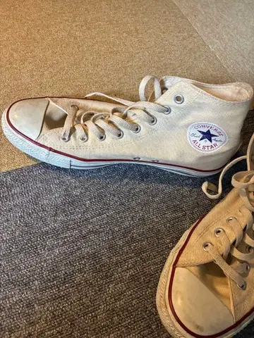 Converse 올스타 화이트 스니커즈