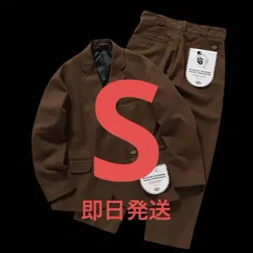 디키즈 x 트립스타 트위드 수트 브라운 S