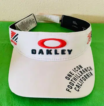 Oakley 75주년 기념 바이저 화이트 새상품급
