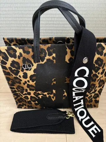 coolatiques 레오파드 No.5 토트백