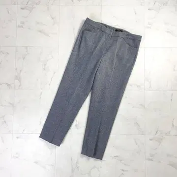 레리안 울 혼방 헤링본 크롭 팬츠 슬랙스 그레이 9*LD33