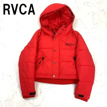 A7454 루카 점퍼 자켓 후드 부착 자수 빨간색 레드 XS