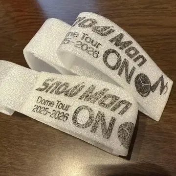 Snow Man 돔 투어 2025-2026 낙하물 ON 음표