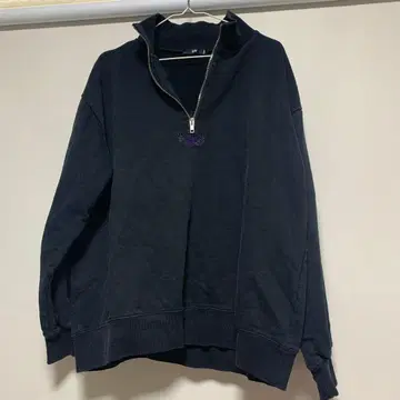 HARE 집업 블랙 맨투맨