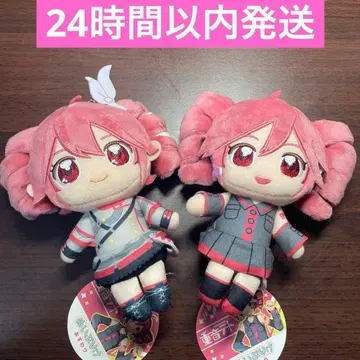 카사네테토 누이푸리케 오스와리 마스코트 봉제 인형 2종 세트