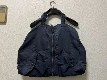 레어 80s 빈티지 USA 알파 MA-1 백 / 다크 네이비