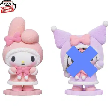 산리오 마이멜로디 Fluffy Puffy 피규어