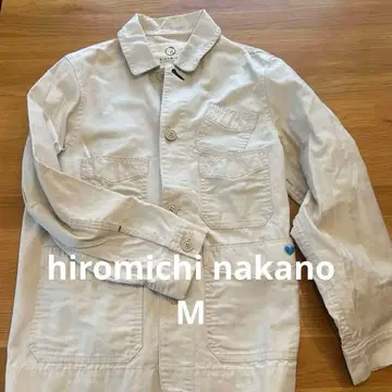 히로미치 나카노 라이트 베이지 테일러드 자켓