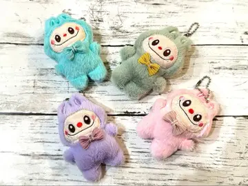 러브부 봉제 인형 키링 4개 세트