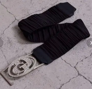 GYDA 다운 자켓 벨트 라인스톤 벨트 2025 신상 블랙