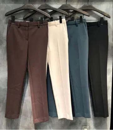 새상품급 띠어리 Theory 하의 오피스 캐주얼 팬츠 00 브라운