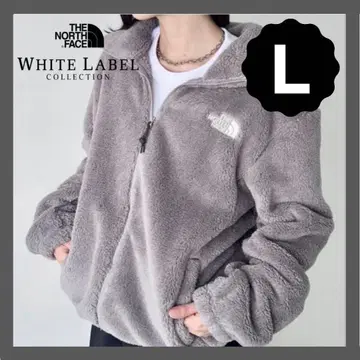 THE NORTH FACE 플리스 보아 재킷 화이트 라벨 L 사이즈