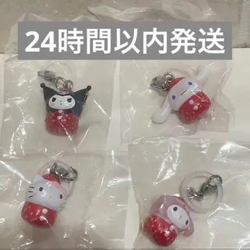 산리오 딸기 표시 액세서리 4점 세트