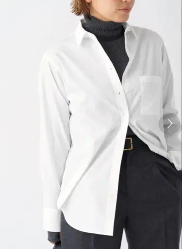 Deuxieme Classe 베이직 셔츠 화이트