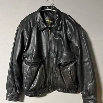 D'HOMME AHOMME 블랙 가죽 자켓 M