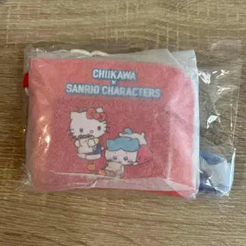 치이카와 산리오 컴팩트 지갑 하치와레 & 헬로키티