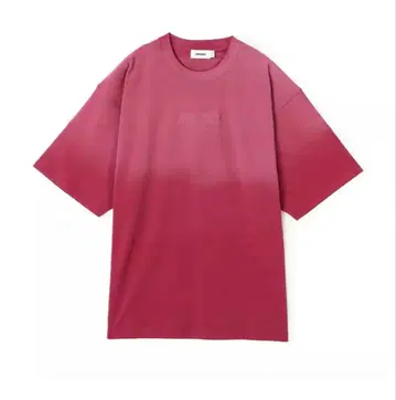 atmos 그라데이션 T셔츠 핑크 레드