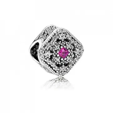 판도라 실버 925 스퀘어형 참 루비