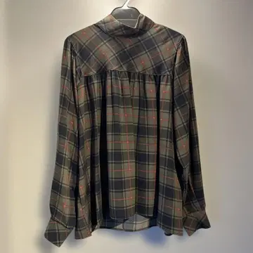 TORAOI 체크 무늬 긴팔 셔츠