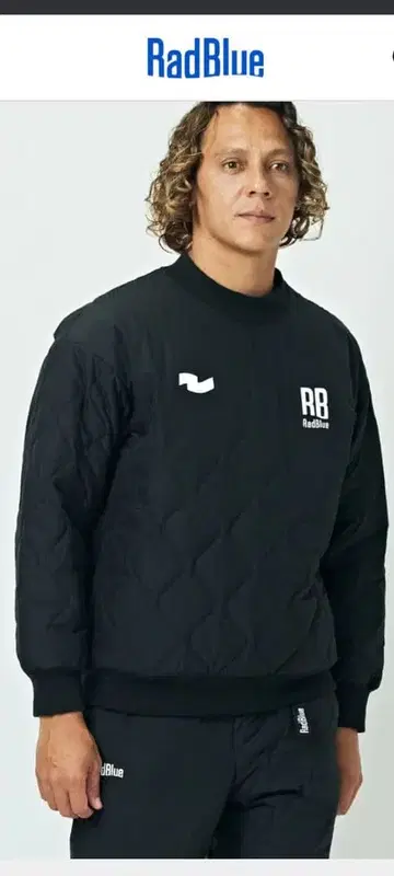 RadBlue 블랙 다운 자켓