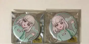 다나카 푸딩 쇼핑 캔뱃지 2개