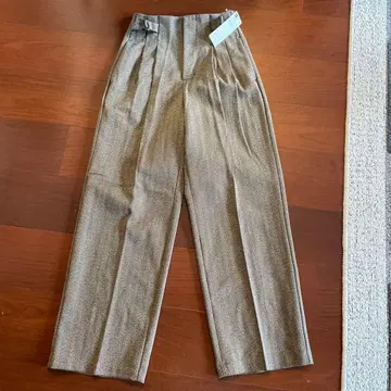 GU 테이퍼드 팬츠 XS 브라운