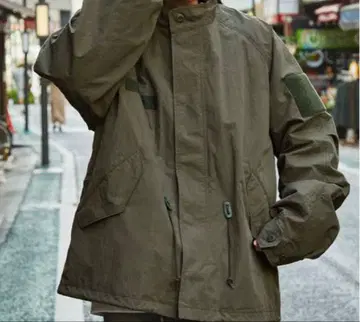 밀리터리 모즈 코트 & 보아 라이너 블루종