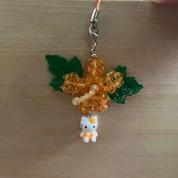 헬로키티 스트랩 오렌지