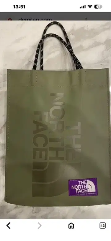 THE NORTH FACE 올리브 토트백