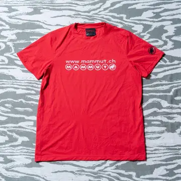 MAMMUT 마무트 속건성 스포츠 드라이 티셔츠 L 사이즈 레드
