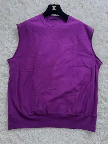 AURALEE SUPER MILLED SWEAT SLEEVELESS