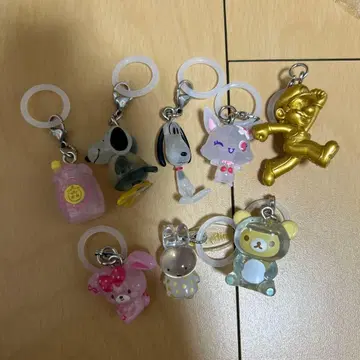 캡슐 토이 메지루시 액세서리 세트 마리오 스누피 리락쿠마 등