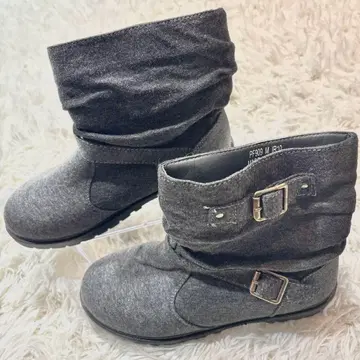 [ CLOSSHI ] 크로시 엔지니어 부츠 스웨이드 벨트 23.5cm