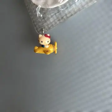 헬로키티 2001 컬렉터즈 마스코트 비행기 시리즈 키링