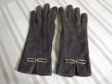 살바토레 페라가모 빈티지 이탈리아제 스웨이드 가죽 장갑