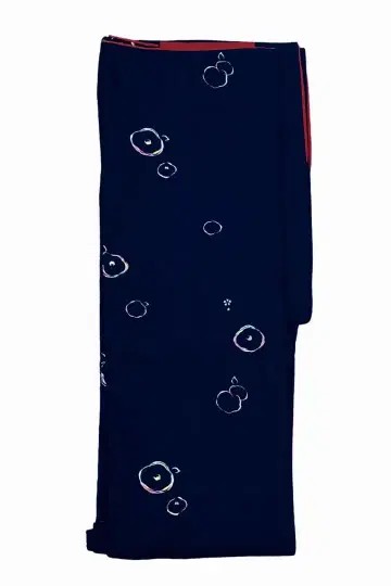 네이비 컬러 코몬 세탁 가능한 이중 기모노 L 사이즈