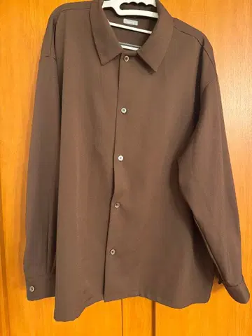 journal standard relume 브라운 긴팔 버튼 셔츠