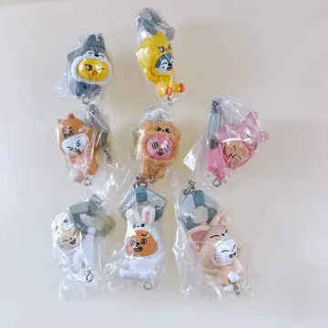 LINE FRIENDS 캡슐 토이 9개 세트