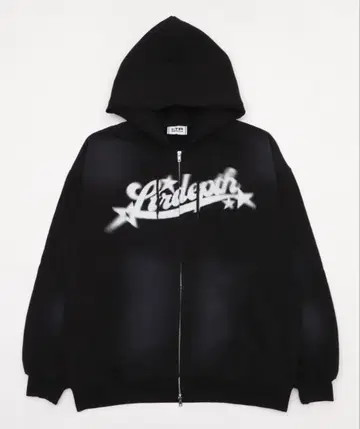 LTR DEPTH 그래픽 ZIP 후드티 ( 블랙 )