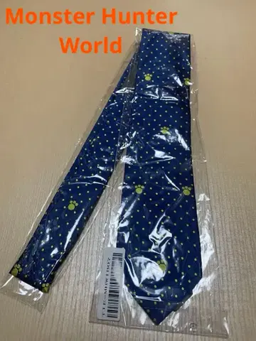 [ 새상품 미개봉 ] 몬헌 / 몬스터 헌터 넥타이 아이루