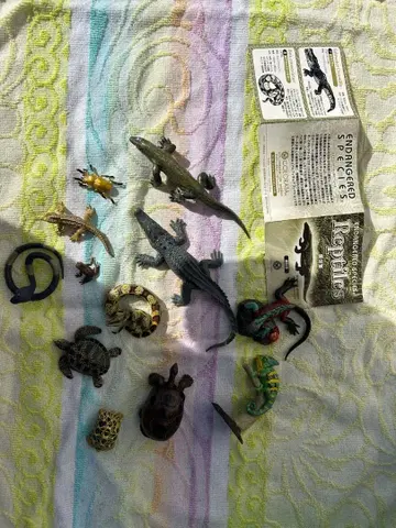 [ 익명 배송 ] 카롤라타 레프타일 피규어 세트 파충류 모음