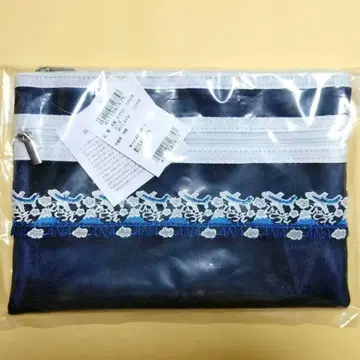 치카자와 레이스 ANA 기내 판매 한정판 더블 지퍼 파우치