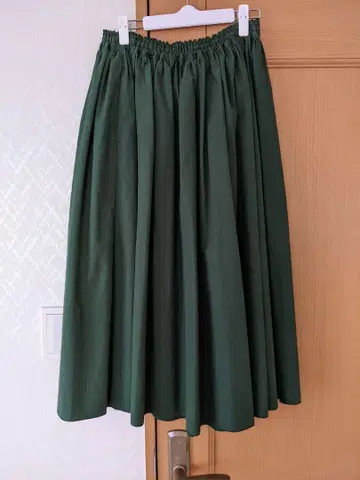 HUIS 엔슈 직물 스커트 U402 그린
