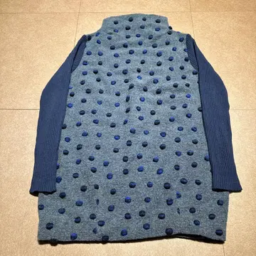 GLODIMODA 스웨터 니트 이탈리아제 그레이 블루 울 L