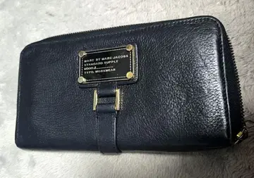 크리스마스 한정판 마크제이콥스 장지갑 라운드 지퍼 블랙