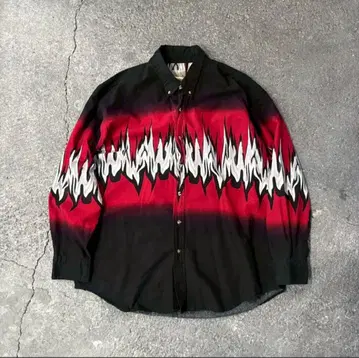 Express rider flames print shirt